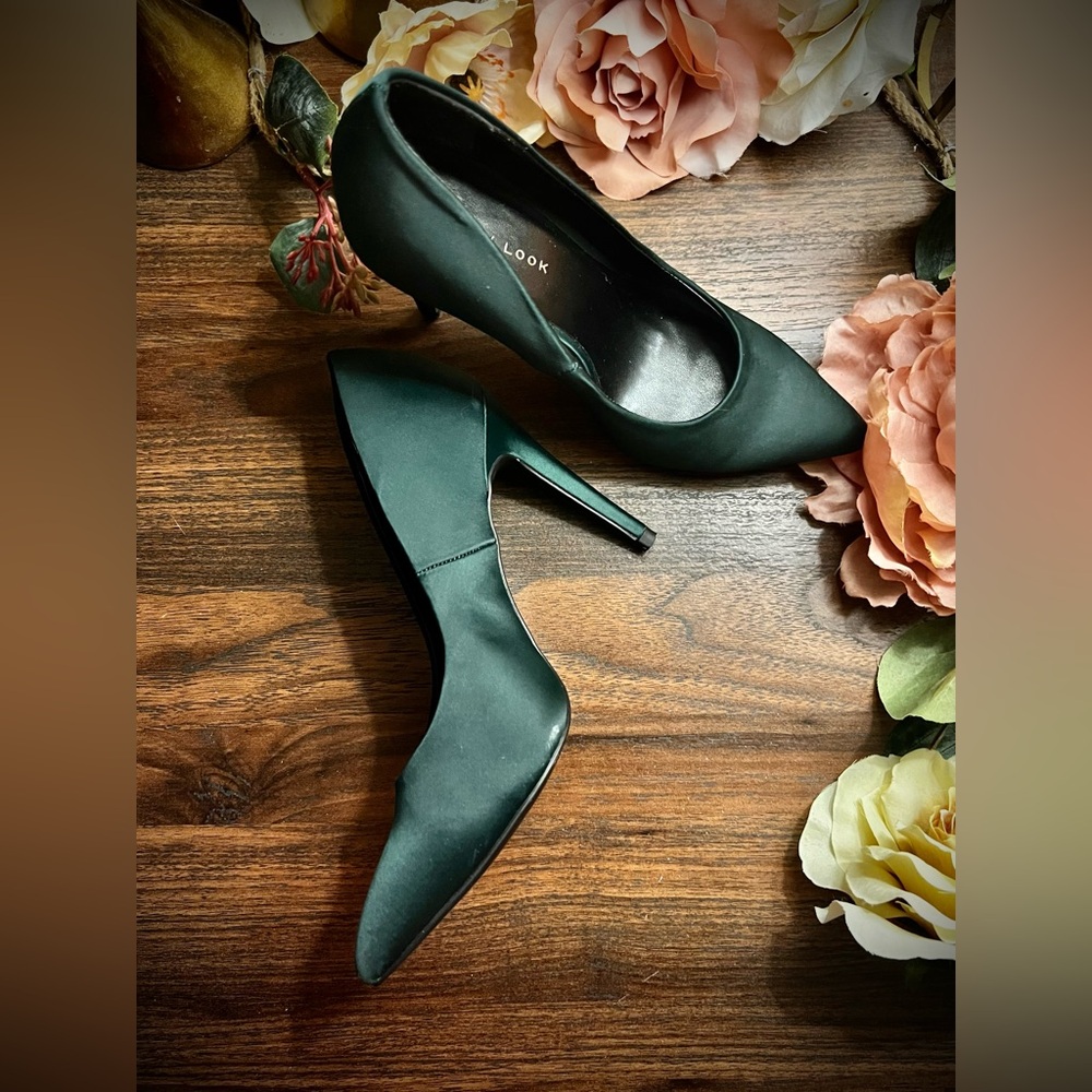 New Look Dark Green Women's Heels Size EU 36 (6)